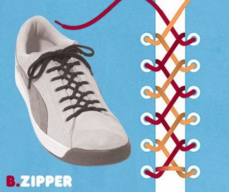 15 different ways to tie the shoe knot | Amusing Planet